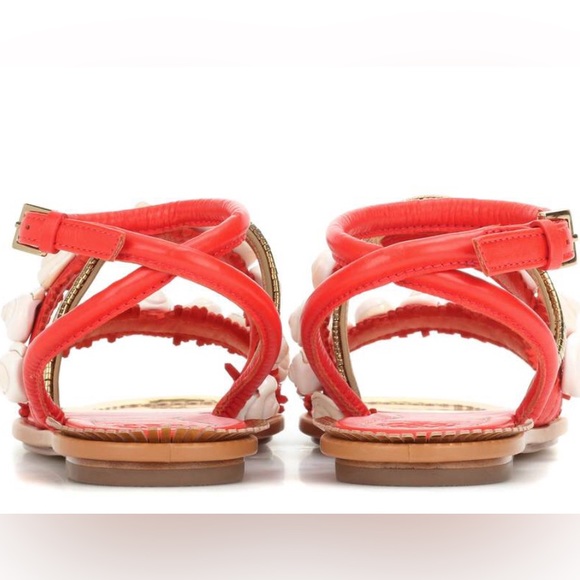Tory Burch Sinclair Seashell sandals size 7.5 - Picture 3 of 7